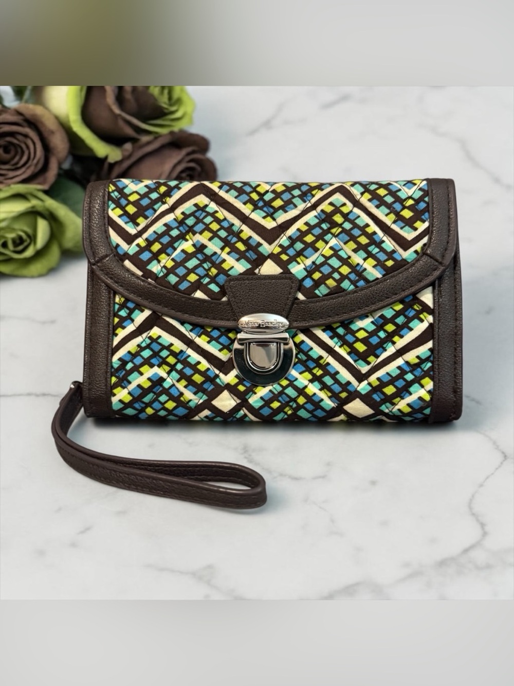💙💚🤎VERA BRADLEY💙💚🤎Rain Forest Ultimate Wristlet/NWT